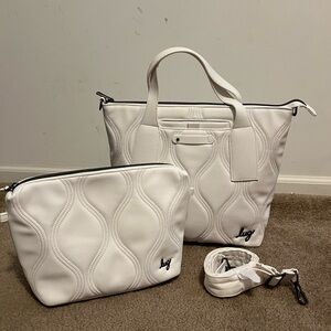 lug Alto and volley pouch vl Matt luxe white